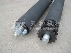 TH3826型 鋼制雙(shuāng)鏈包膠可調(diào)積放輥筒