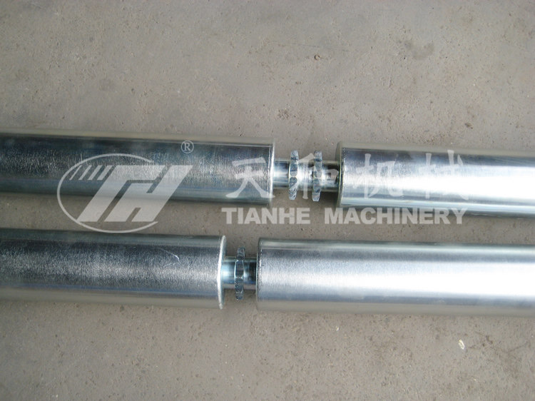 中間(jiān)鏈輪 單(dān)/雙鏈輥(gun)筒（鍍鋅(xin)）